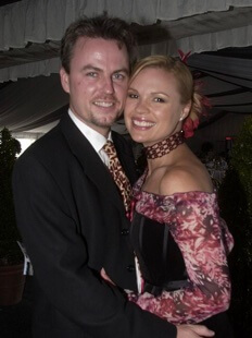 James Davies and his ex-wife, Sonia Kruger.